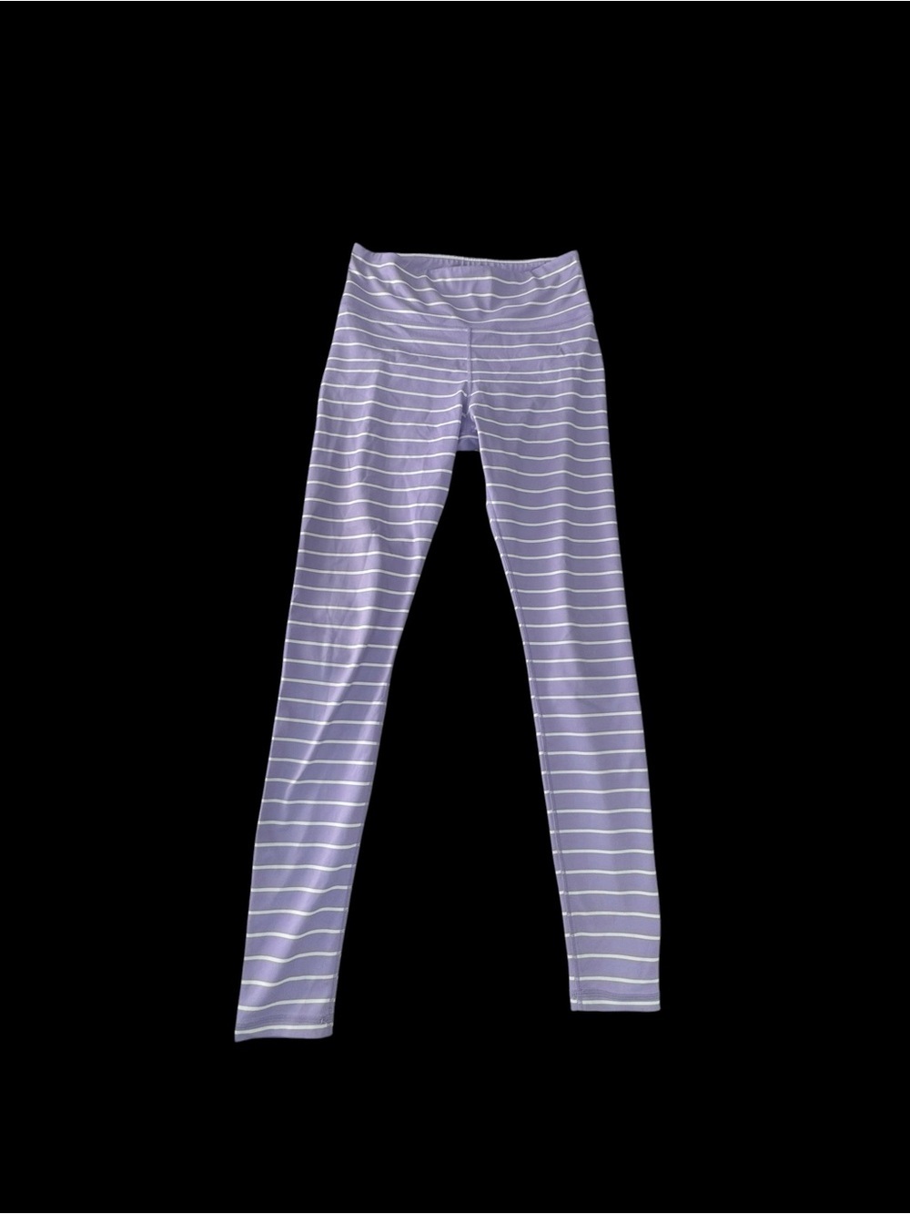 Kiava Lavender Striped Active Leggings